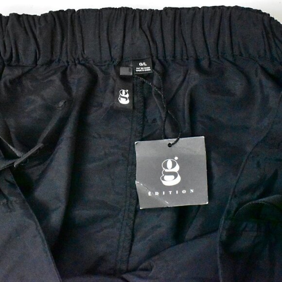 G Edition Nylon Cargo Jogger Pants Black Size L - Picture 3 of 13